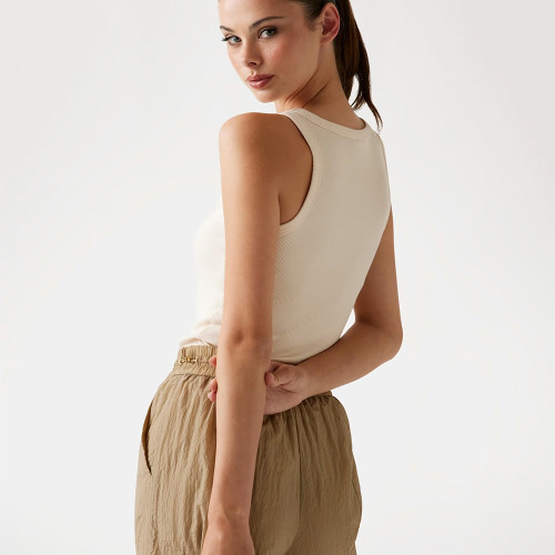 Guess Γυναικεία αμάνικη μπλούζα Colette Rib Tank